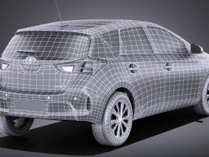 Toyota Auris 2015 vray 3D Model