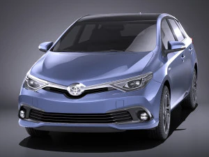 Toyota Auris 2018 vray 3D Model