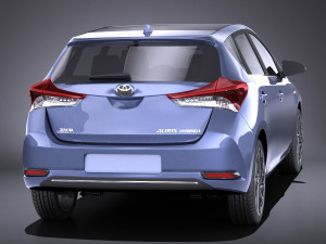 Toyota Auris 2018 vray 3D Модель