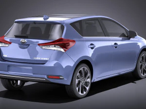 Toyota Auris 2018 vray 3D Model