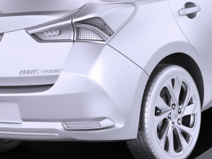 Toyota Auris 2018 vray 3D Модель