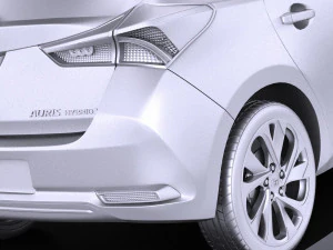 Toyota Auris 2018 vray 3D Model