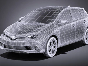 Toyota Auris 2018 vray 3D Model