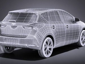 Toyota Auris 2018 vray 3D Модель