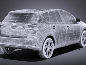 Toyota Auris 2018 vray 3D Model