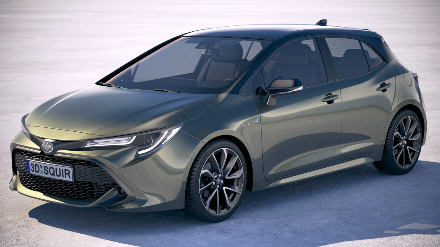 Toyota Auris 2019 3D Model .c4d .max .obj .3ds .fbx .stl .blend 