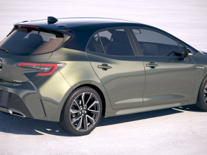 Toyota Auris 2019 3D 모델