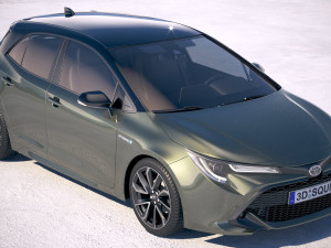 Toyota Auris 2019 3D 모델