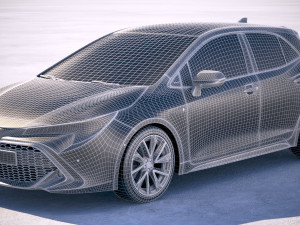 Toyota Auris 2019 3D 모델