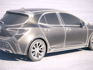 Toyota Auris 2019 3D 모델