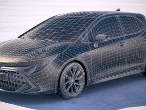 Toyota Auris 2019 3D 모델