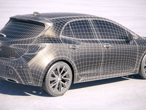 Toyota Auris 2019 3D 모델