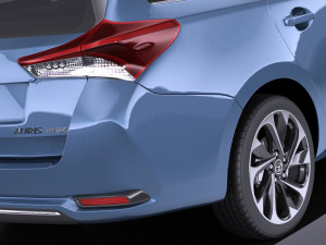 Toyota Auris Touring Sports 2018 vray 3D Model