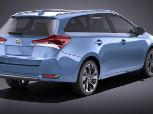 Toyota Auris Touring Sports 2018 vray 3D Model