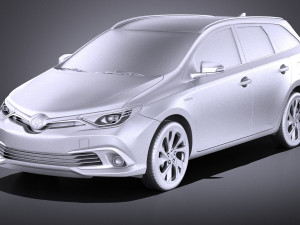 Toyota Auris Touring Sports 2018 vray 3D Model