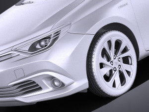 Toyota Auris Touring Sports 2018 vray 3D Model