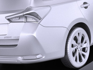 Toyota Auris Touring Sports 2018 vray 3D Model