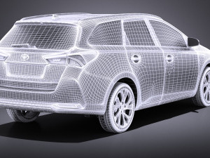 Toyota Auris Touring Sports 2018 vray 3D Model