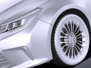 Toyota Avalon 2018 vray Modèle 3D