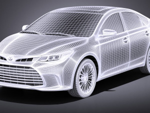 Toyota Avalon 2018 vray Modèle 3D