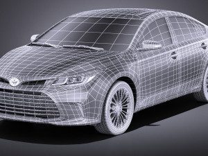 Toyota Avalon 2018 vray Modèle 3D