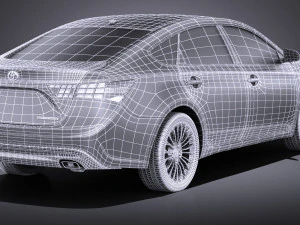 Toyota Avalon 2018 vray 3D Model