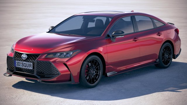 Toyota Avalon TRD 2020 3D Model .c4d .max .obj .3ds .fbx .stl .blend 