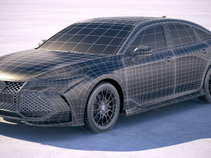 Toyota Avalon TRD 2020 3D Model
