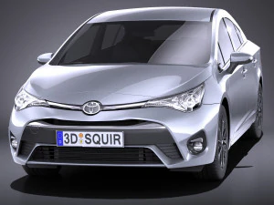 Toyota Avensis 2017 vray 3D Model