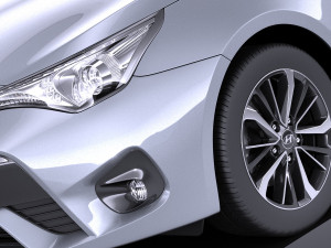 Toyota Avensis 2017 vray 3D Model