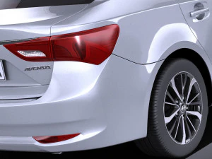 Toyota Avensis 2017 vray 3D Model