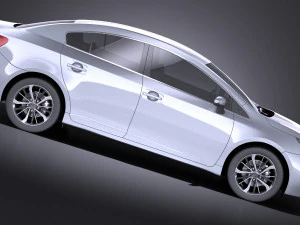 Toyota Avensis 2017 vray 3D Model
