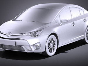 Toyota Avensis 2017 vray 3D Model