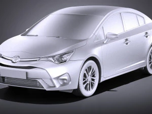 Toyota Avensis 2017 vray 3D Model