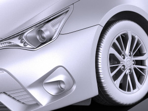 Toyota Avensis 2017 vray 3D Model