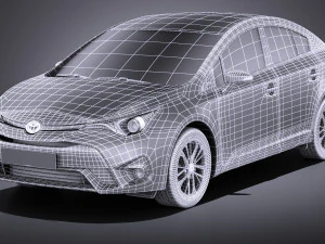 Toyota Avensis 2017 vray 3D Model