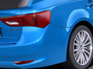 Toyota Avensis Estate 2018 vray 3D Modell