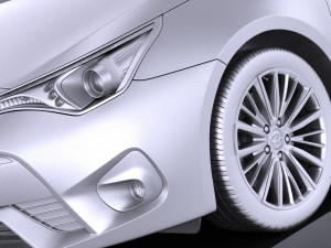 Toyota Avensis Estate 2018 vray 3D Model