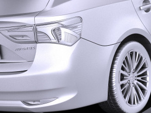 Toyota Avensis Estate 2018 vray 3D Model