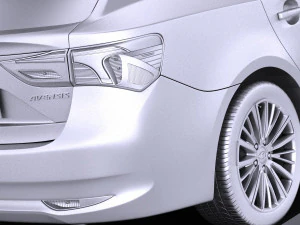 Toyota Avensis Estate 2018 vray 3D Modell