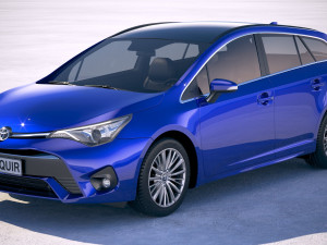 Toyota Avensis Touring Sports 2018 3D Model