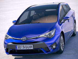 Toyota Avensis Touring Sports 2018 3D Модель