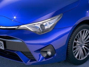 Toyota Avensis Touring Sports 2018 3D Модель