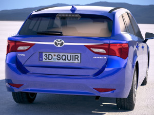 Toyota Avensis Touring Sports 2018 3D Модель