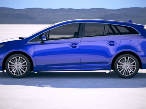 Toyota Avensis Touring Sports 2018 3D Модель