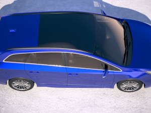 Toyota Avensis Touring Sports 2018 3D Модель