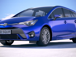 Toyota Avensis Touring Sports 2018 3D Модель