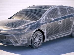Toyota Avensis Touring Sports 2018 3D Модель