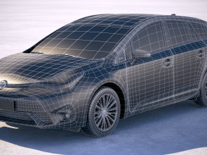 Toyota Avensis Touring Sports 2018 3D Модель