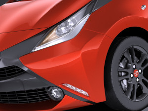 Toyota Aygo 2018 vray Modelo 3D
